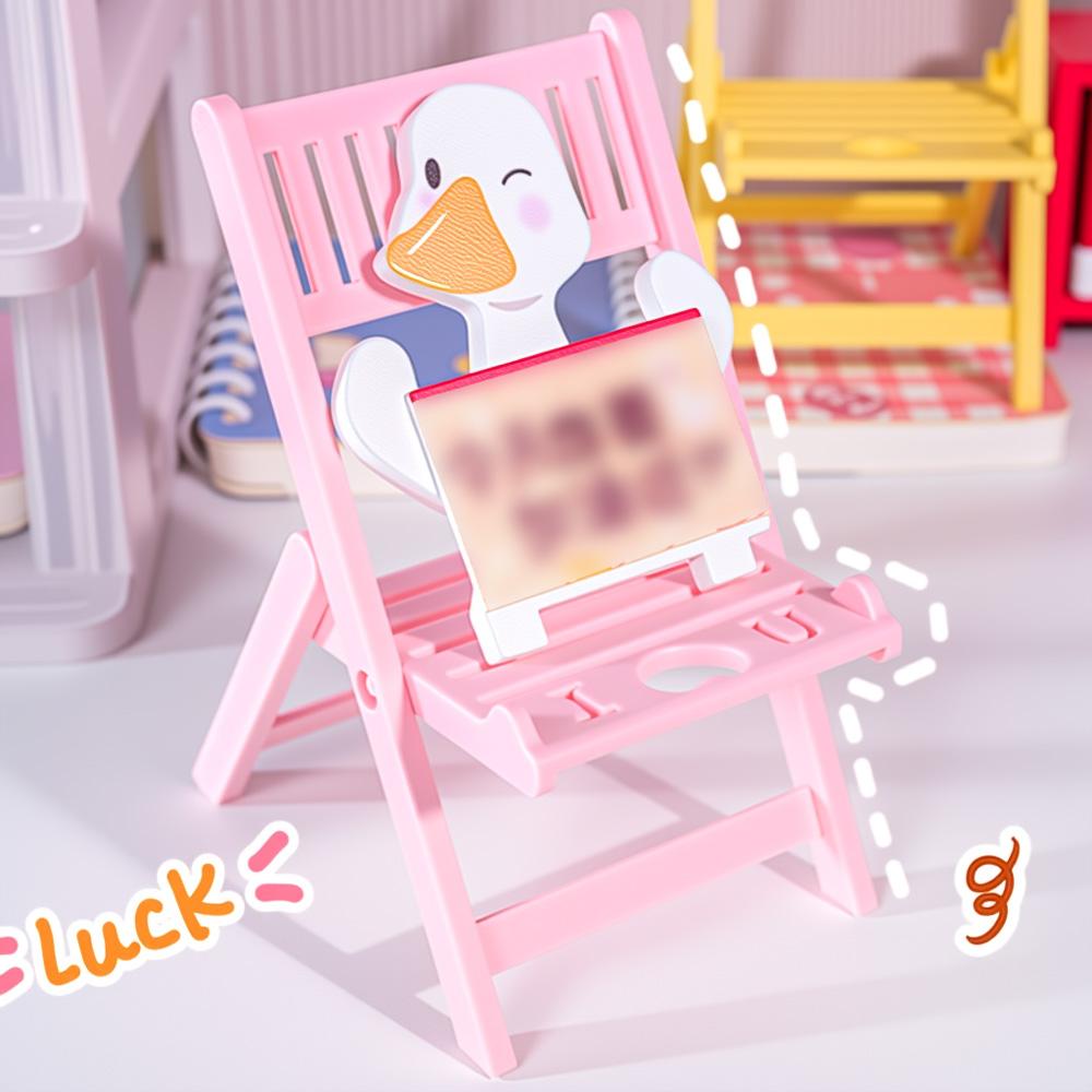 Mini Folding Chair Phone Stand - Kawaii Tech Accessories recension och pris