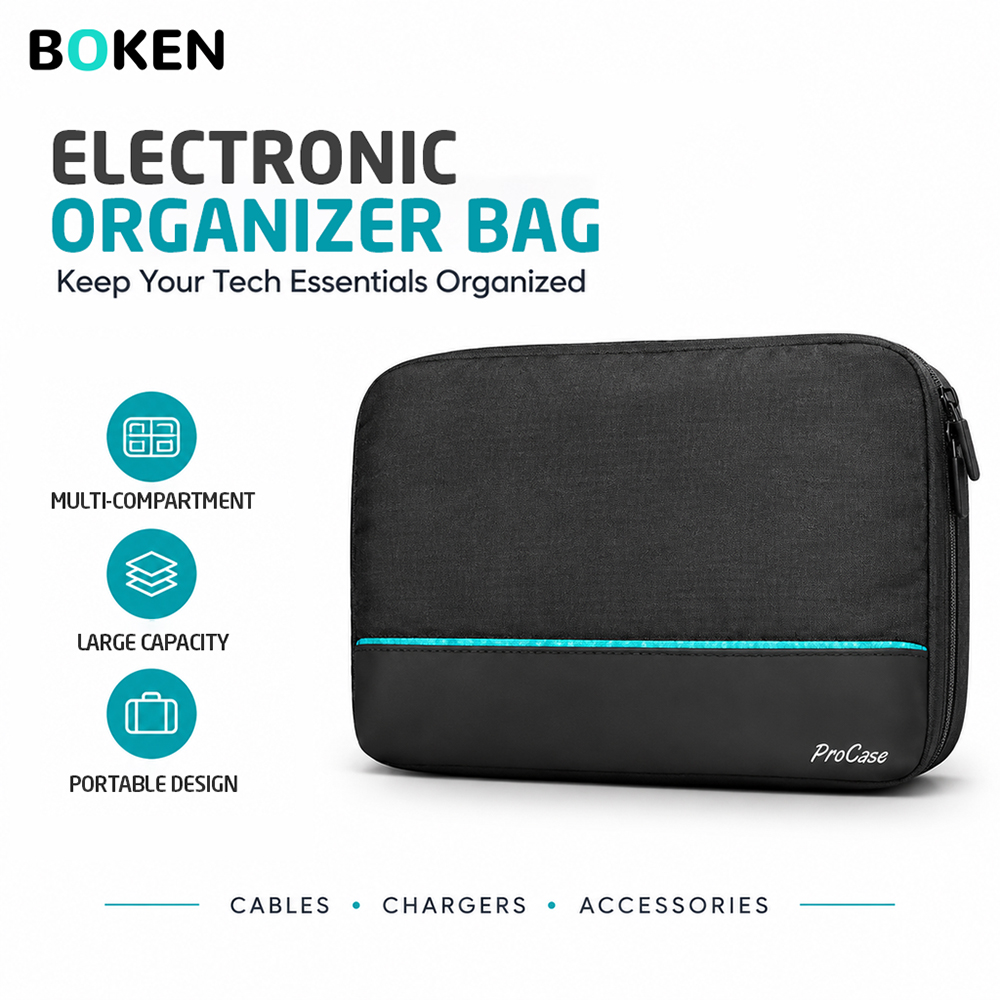 Travel Tech Organizer Bag Elec - Tech Accessories Travel Organizer Pouch recension och pris