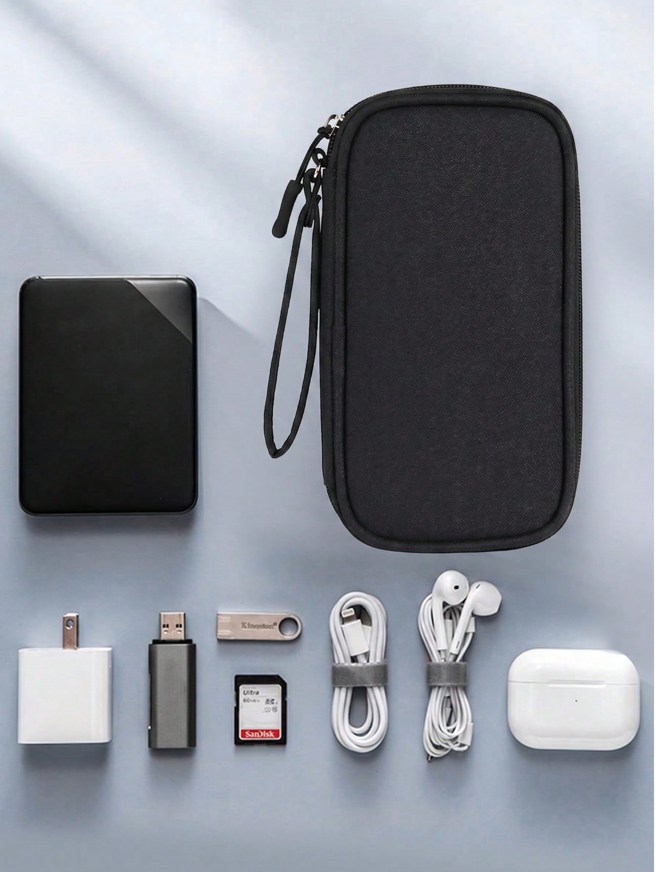 Set Packing Cubes& Travel Cabl - Tech Accessories Case recension och pris