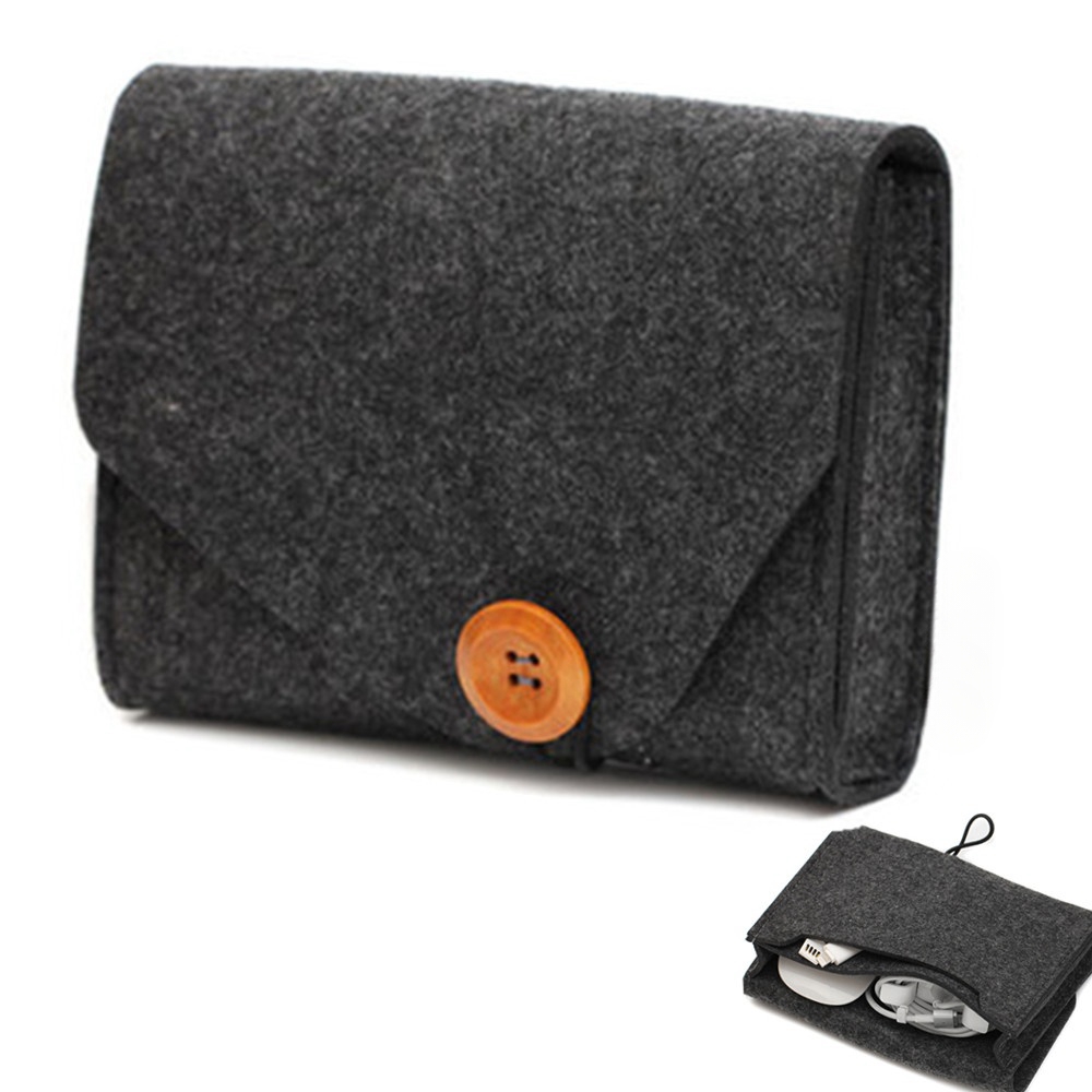 Portable Felt Storage Bag Outd - Tech Accessories Case recension och pris