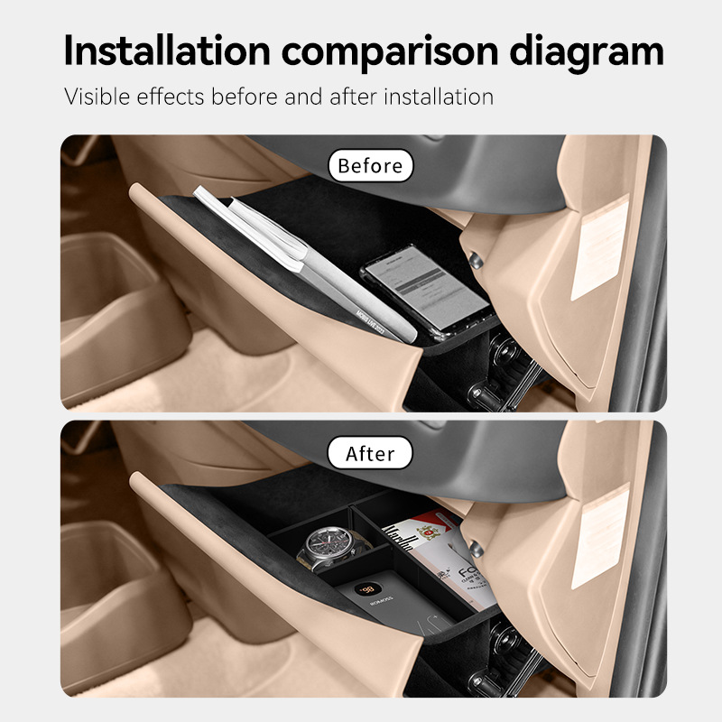 Glove Box Organizer Divider fo - Tech Car Accessories recension och pris