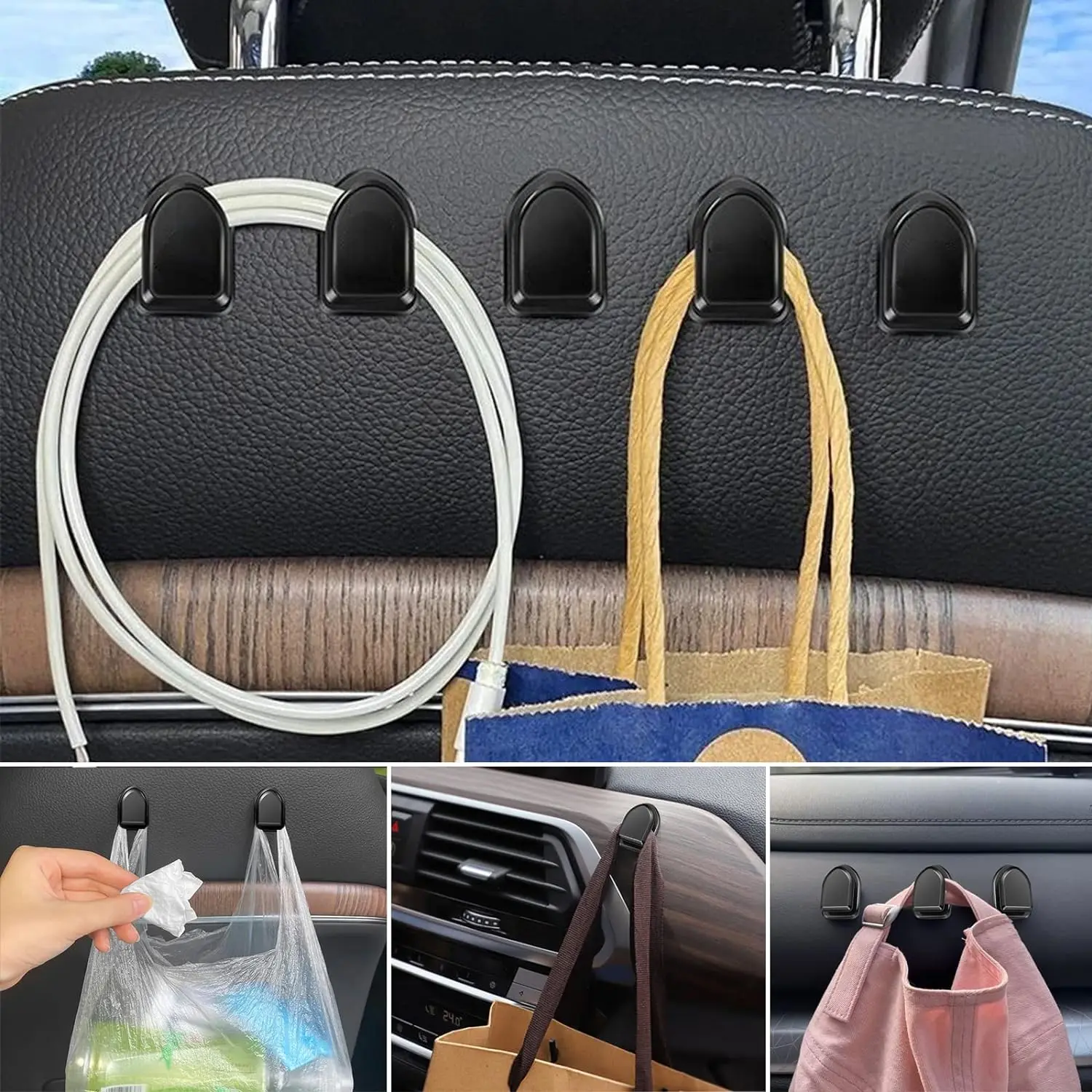 Mini Car Hooks Interior Storag - Tech Car Accessories recension och pris